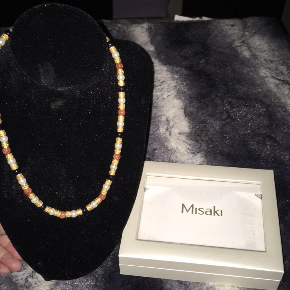 Misaki 14k Gold Plated Stainless Steel Necklace